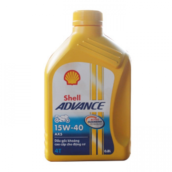 Shell Advance AX5 15W40 0.8L